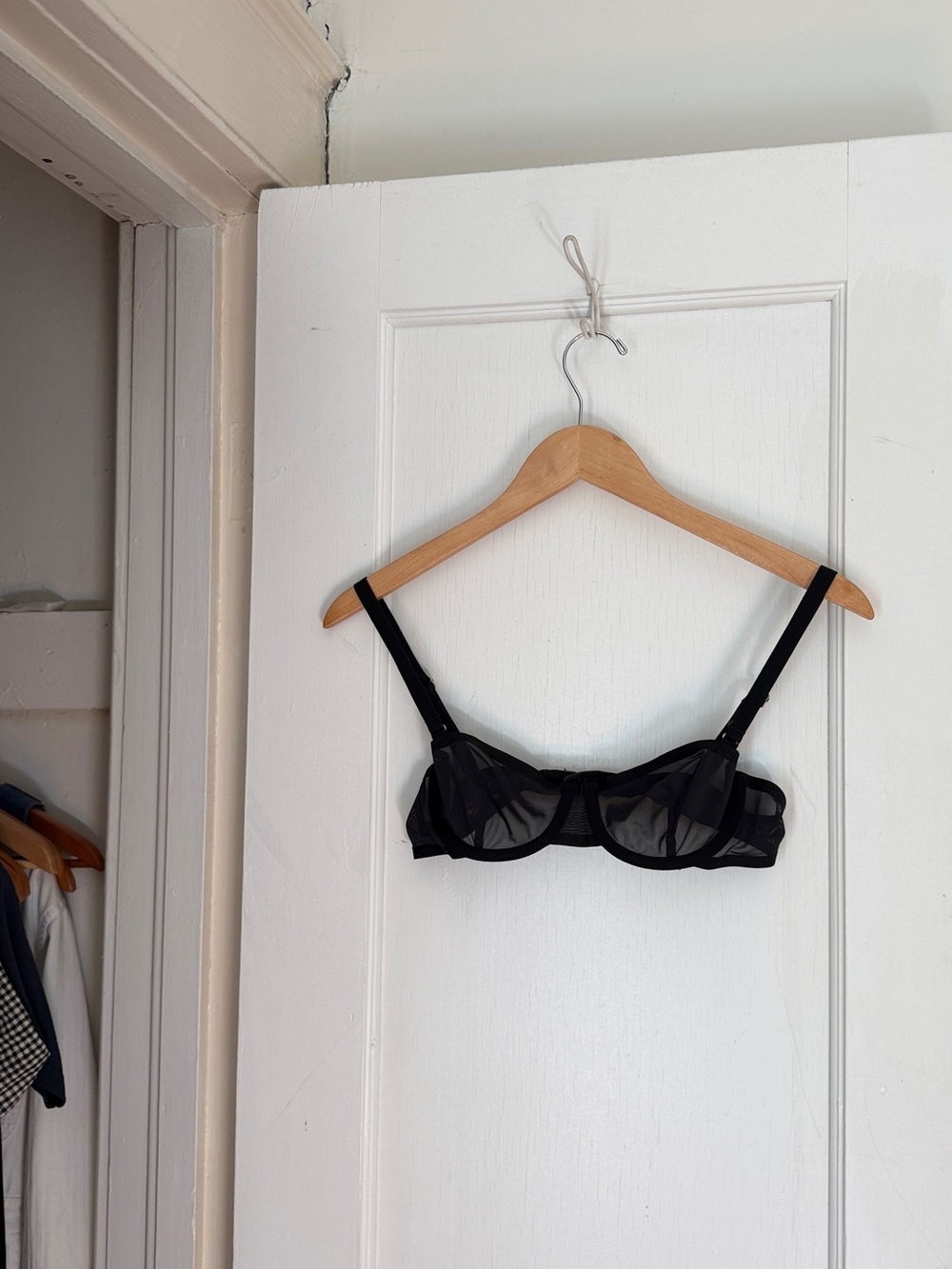 CUUP Sheer Black Underwire Balconette Bra - Women Intimates